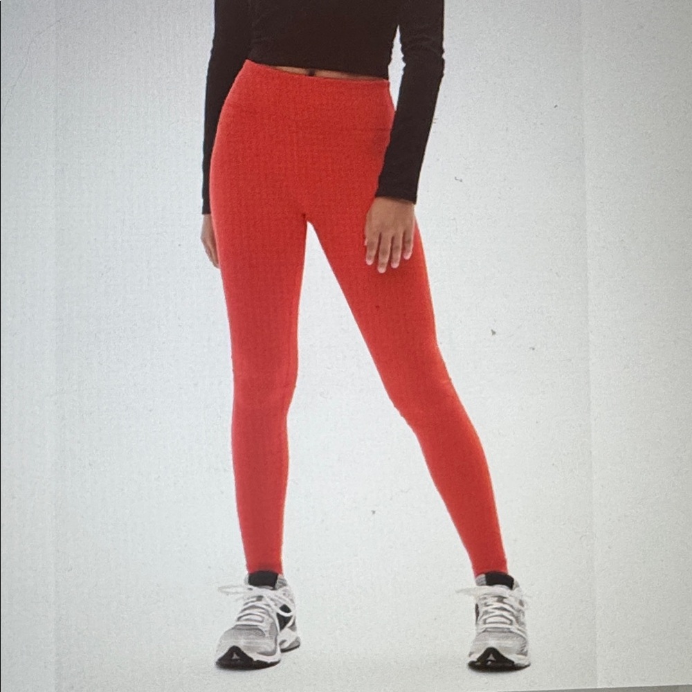 Athleta Kids Red Leggings